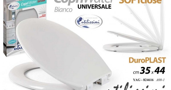 Coprivaso WC universale Rockford fast fix bianco - D'Alessandris