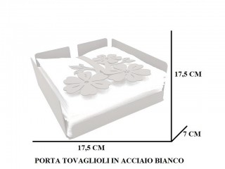 PORTACIALDE GIARDINI DI MARZO BIANCO/ROSA HOME-DECORAZIONI 23041H